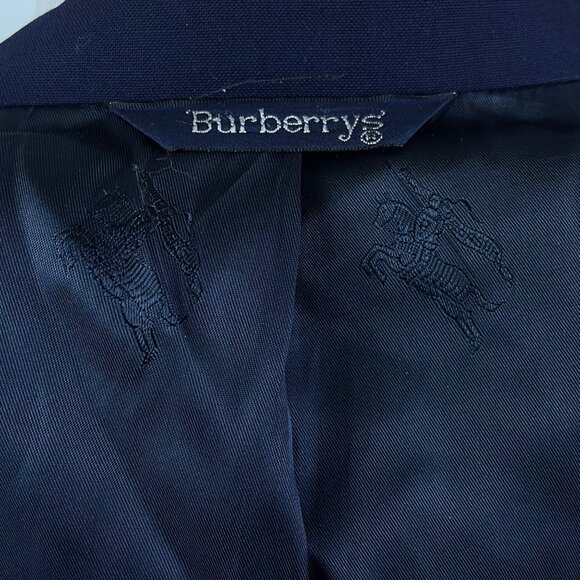 Gold Button Navy Blue Double Breasted Mens Blazer Classic Fit - Picture 7 of 11